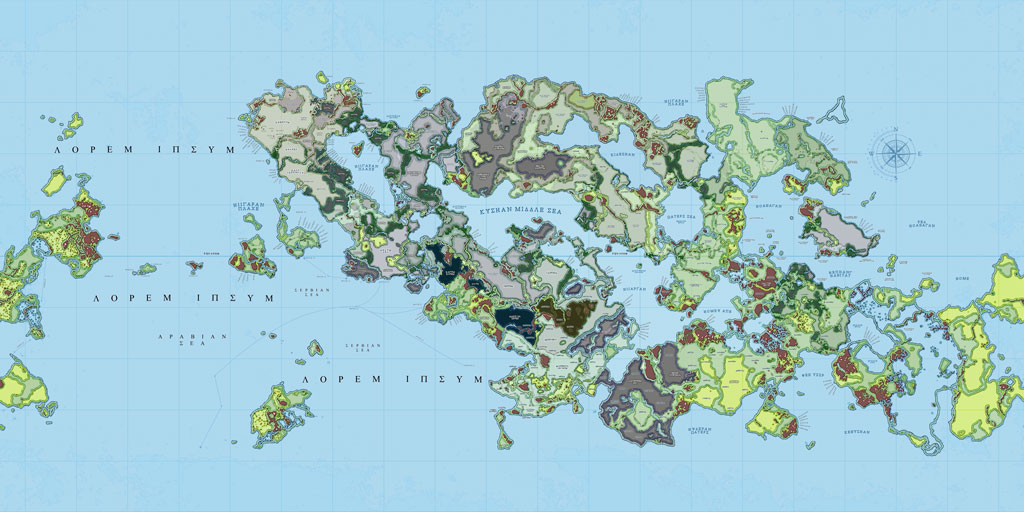 Custom Colored Map
